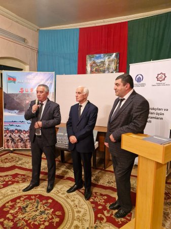Suraxanıda "Qarabağ müharibəsinin dəhşətləri və Zəfər təqvimi" adlı kitabın təqdimat mərasimi keçirildi