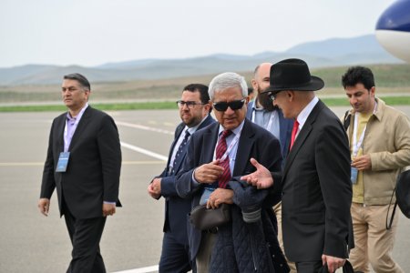 7-ci ADA Siyasi Forumunun iştirakçıları Füzuli Beynəlxalq Hava Limanına gəliblər