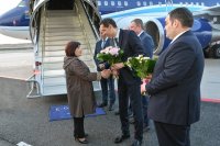 Milli Məclisin sədri Sahibə Qafarova Rusiya Federasiyasına işgüzar səfərə gəlib
