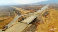 Ağdam-Əsgəran-Xocalı-Xankəndi yolunun tikintisi sürətlə davam etdirilir