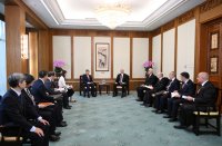Prezident İlham Əliyev Pekində “China Energy Engineering Corporation Limited” şirkətinin sədri ilə görüşüb