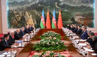 Tiencin şəhərində Azərbaycan Prezidenti İlham Əliyevin Çinin Sədri Si Cinpin ilə görüşü olub