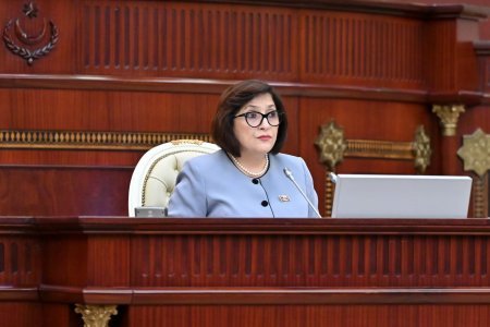 Milli Məclisin sədri Sahibə Qafarovanın Parlamentin 10 aprel 2026-cı il tarixli iclasında çıxışı