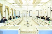 Milli Məclisin sədri Sahibə Qafarova Monqolustanın Baş prokuroru ilə görüşüb