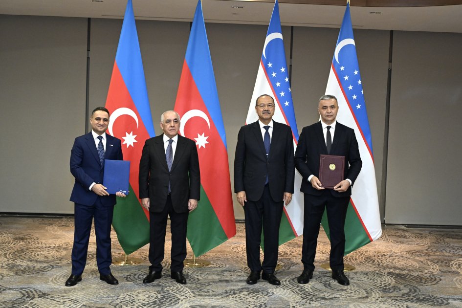 Daşkənddə Azərbaycan və Özbəkistanın Baş nazirlərinin iştirakı ilə ikitərəfli sənədlər imzalanıb