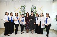 Leyla Əliyeva Şəkidə Uşaq evi sosial xidmət müəssisəsinin sakinləri ilə görüşüb